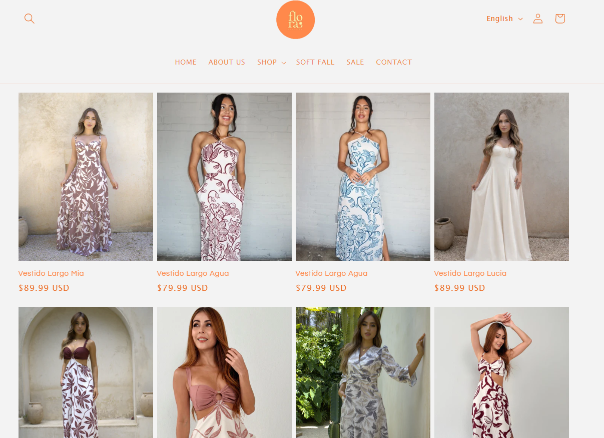 Flora Clothing - Checkout